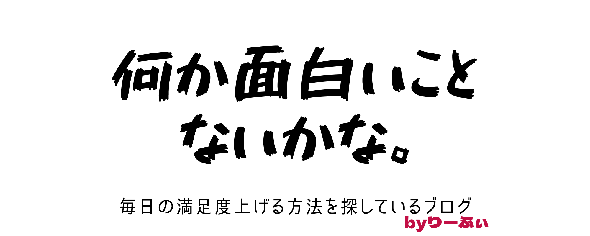 りーふぃブログ　何か面白いことないかな。